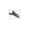 Chevy Center Bumper Bracket, Left, Rear, Used, 1957