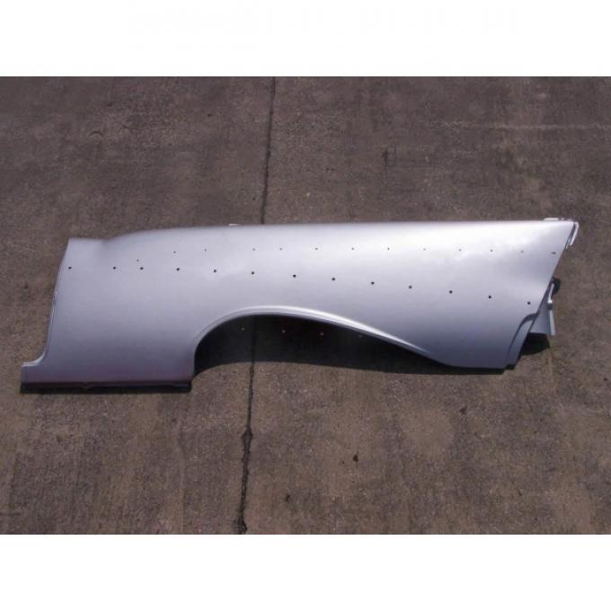 Chevy Complete Quarter Panel Assembly, 2-Door Hardtop, Left, 1957