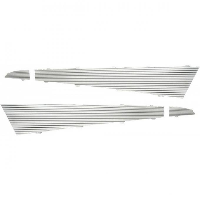Chevy Quarter Panel Inserts, Bel Air, 2-Door, 1957
