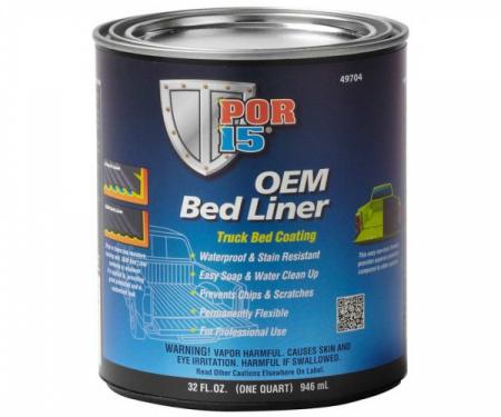 POR-15® OEM Bedliner Truck Bed Coating, Black, Quart