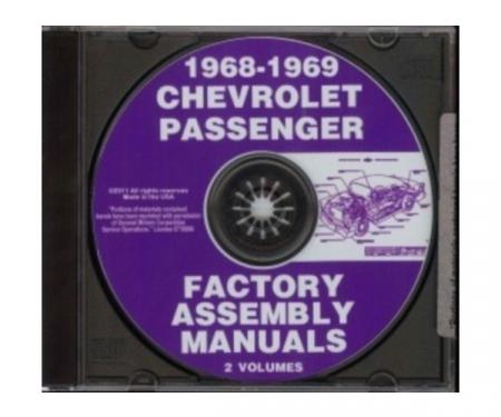 Chevy Factory Assembly Manual Sets, PDF CD-ROM 1958-1969