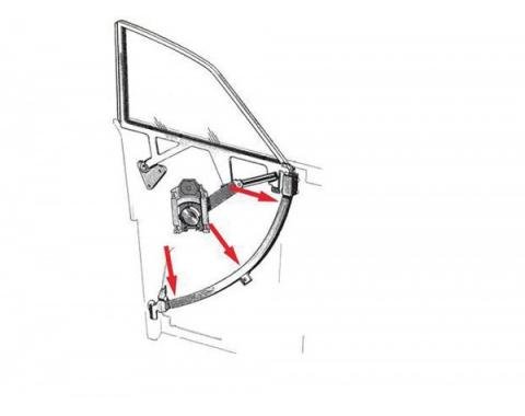 Chevy Convertible Quarter Glass Channel Relining, 1958-1964