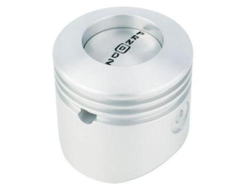Shift Knob, Lokar, Brushed Aluminum, Piston Style, 4-Speed, for GM 700R4/200R4/4L80/4L80E/4L60/4L60E  Automatic Transmission