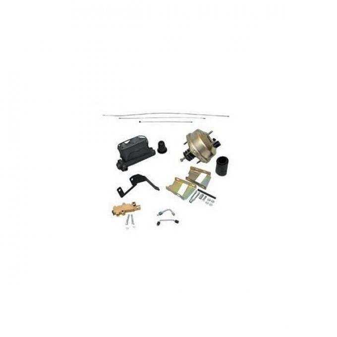 Chevy Power Booster/Dual Master Cylinder Conversion Kit, For Drum Brakes, 1955-1957