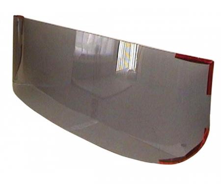 Chevy Rear Glass, Smoke Gray Tint, 2-Door Hardtop, 1955-1957