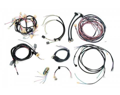 Chevy Wiring Harness Kit, V8, Automatic Transmission, With Alternator, 210, Bel Air 4-Door Hardtop, 1956