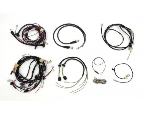 Chevy Wiring Harness Kit, V8, Automatic Transmission, With Alternator, 2-Door Sedan, 1955