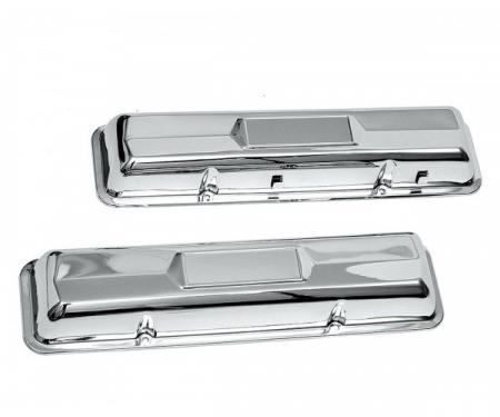 Full Size Chevy Valve Covers, Small Block, Chrome, 1958-1964