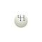 Camaro Shifter Knob, 4-Speed Transmission, White, For Cars With Hurst Shifters, 1967-1981