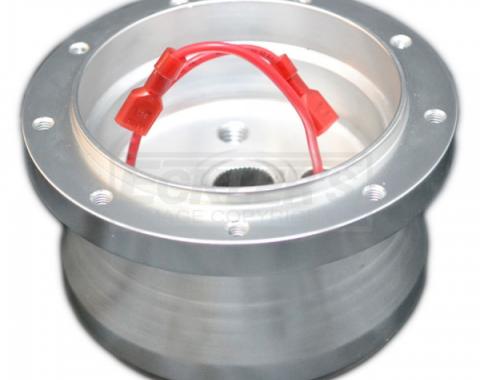 Early Chevy Steering Wheel Adapter Hub, Volante S9, Billet Aluminum, 1949-1954