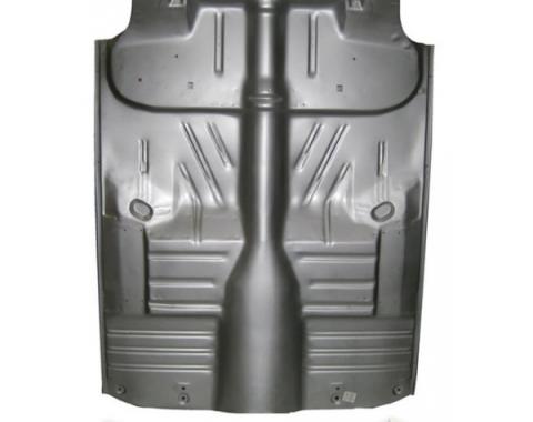 Chevy Floor Pan, One Piece With Braces, 4 Door Hardtop, 1956-1957