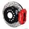 Chevy Rear Parking Brake Kit, Dynalite Pro Series, 12.19" SRP Drilled & Slotted Rotor, 1955-1957