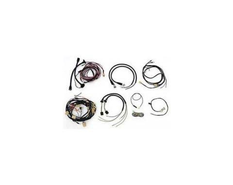 Chevy Wiring Harness Kit, V8, Manual Transmission, With Generator, 210, Bel Air 4-Door Sedan, 1955
