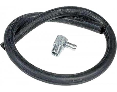 Chevy Vacuum Hose Kit, Brake Booster, With 90? Fitting 1949-1954