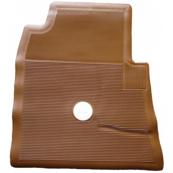 Full Size Chevy Floor Mats, Accessory, Dark Saddle, 1959-1960