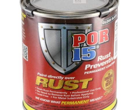 Rust Preventive Paint, Gloss Black, POR-15, Pint