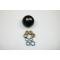 Full Size Chevy Shift Knob Black Billiard With SS Logo