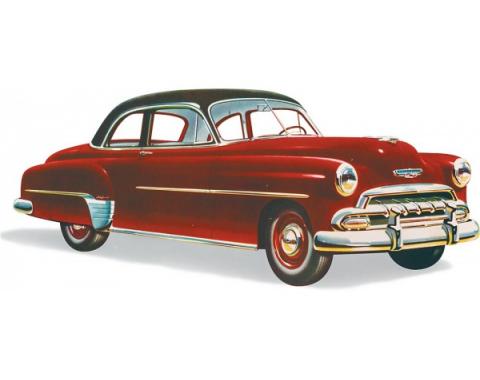 Chevy Windshield, Business Coupe, Sport Coupe And Styleline 2 & 4-Door, Sedan, Right, 1949-1952