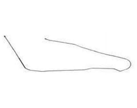 Full Size Chevy Long Brake Line, Front To Rear, Stainless Steel, 1958-1960