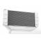 Chevy Cross-Flow Radiator, Polished Aluminum, LS1, LS2, LS3& LS6, Griffin, 1955-1957