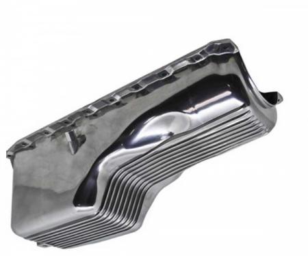 El Camino -Oil Pan, Big Block, Polished Finned Aluminum