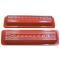 Chevy Valve Covers, Classic-Style, Aluminum, Orange, 1955-1957