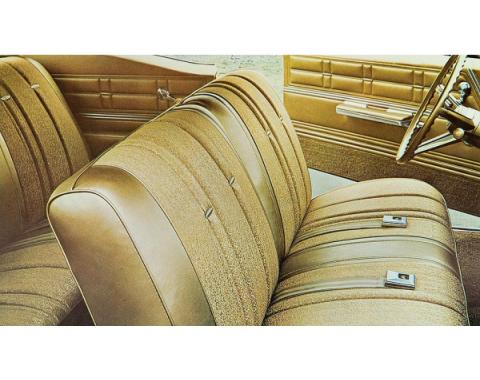Full Size Chevy Seat Cover Set, Cloth, 2-Door Hardtop, Impala, 1967