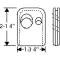 Chevy Grommet, Firewall, Square, Convertible Top Lines, Wiring, Speedometer Cable, 1949-1954