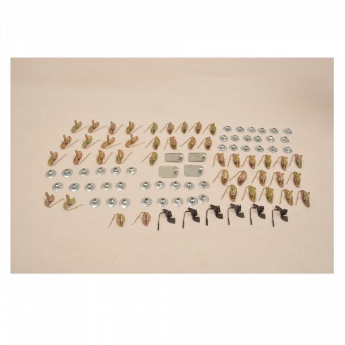 Complete Side Molding Clip Set ForÂ 1962 BelAir 2-Doors