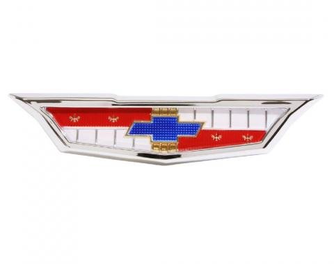 Trim Parts 61 Full-Size Chevrolet Trunk Emblem Assembly, 6-Cylinder, Each 2138