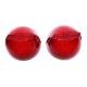 Trim Parts 56 Full-Size Chevrolet Red Tail Light Lens with Bowtie, Pair A1379