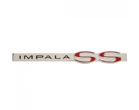 Trim Parts 62 Full-Size Chevrolet Trunk Emblem, Impala SS, Each 2191