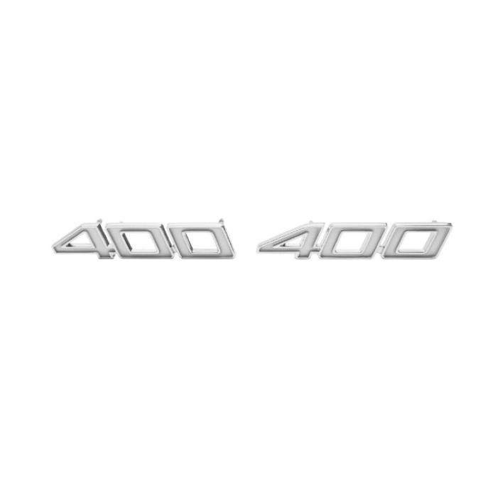 Trim Parts 70-72 Full-Size Chevrolet Front Fender Emblem, 400, Pair 4652