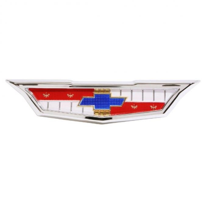 Trim Parts 61 Full-Size Chevrolet Trunk Emblem Assembly, 6-Cylinder, Each 2138