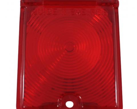 Trim Parts 66-67 Chevy II and Nova Back Up Light Lens, Red, Pair A3048-RED