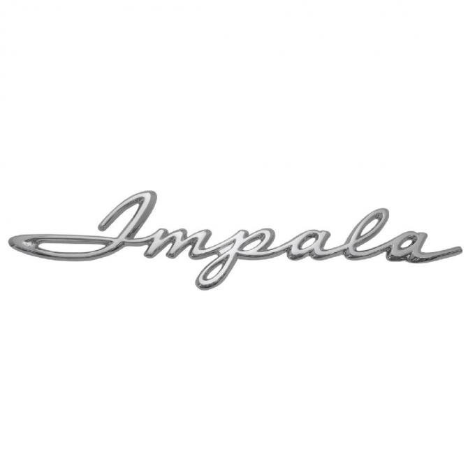 Trim Parts 62 Impala Rear Quarter Script, Impala, Pair 2171