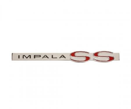 Trim Parts 62 Full-Size Chevrolet Trunk Emblem, Impala SS, Each 2191