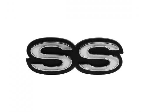 Trim Parts 69 Impala Trunk Lid Emblem, Impala, SS", Each 2885