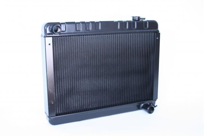 DeWitts 1962-1967 Chevrolet Chevy II Direct Fit Radiator Black, Manual 32-1239010M