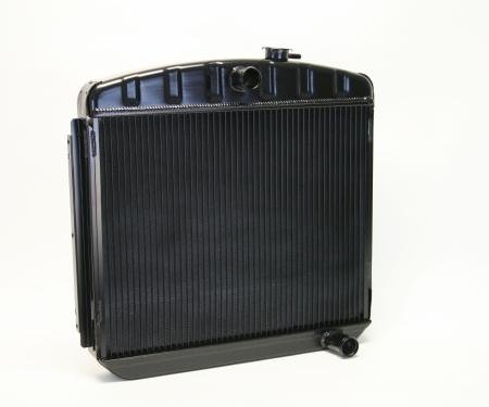 DeWitts 1955-1957 Chevrolet Bel Air Direct Fit Radiator Black, Manual 32-1239012M