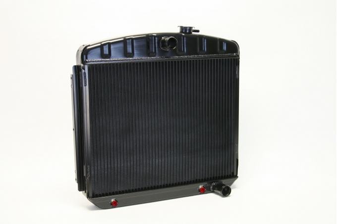 DeWitts 1955-1957 Chevrolet Bel Air Direct Fit Radiator Black, Automatic 32-1249012A