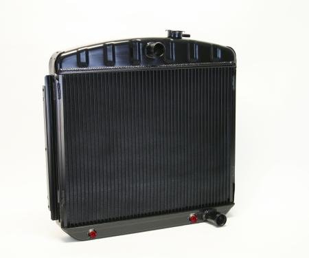 DeWitts 1955-1957 Chevrolet Bel Air Direct Fit Radiator Black, Automatic 32-1239013A