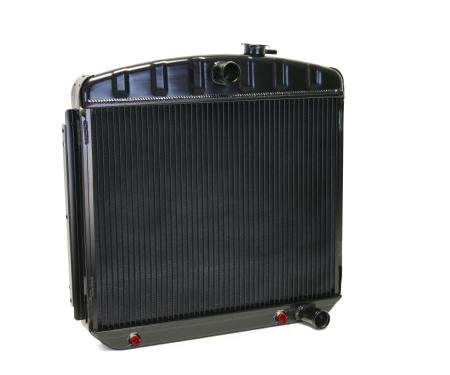 DeWitts 1955-1957 Chevrolet Bel Air Direct Fit Radiator Black, Automatic 32-1239012A