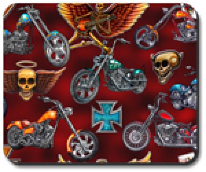 Choppers & Skulls Mouse Pad