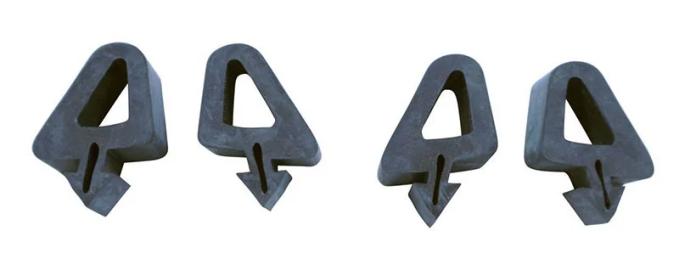 AMD Hood Side Bumpers (4pcs), 64 Chevelle El Camino; 63-64 Biscayne Bel Air Impala J-2181
