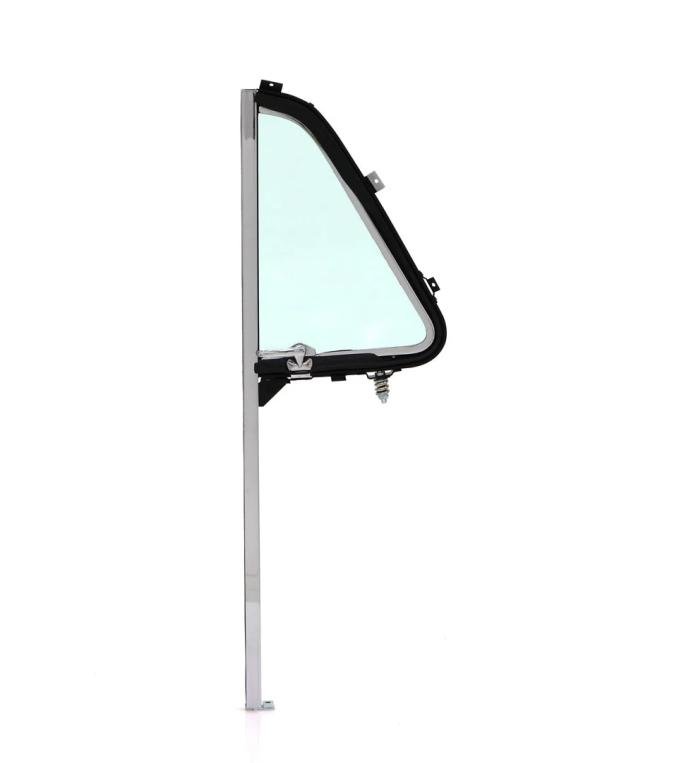 AMD Vent Window Assembly, LH, Green Glass, Chrome Sash, 54-55 Chevy GMC Pickup, Suburban X560-4053-LS