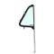 AMD Vent Window Assembly, LH, Green Glass, Chrome Sash, 54-55 Chevy GMC Pickup, Suburban X560-4053-LS