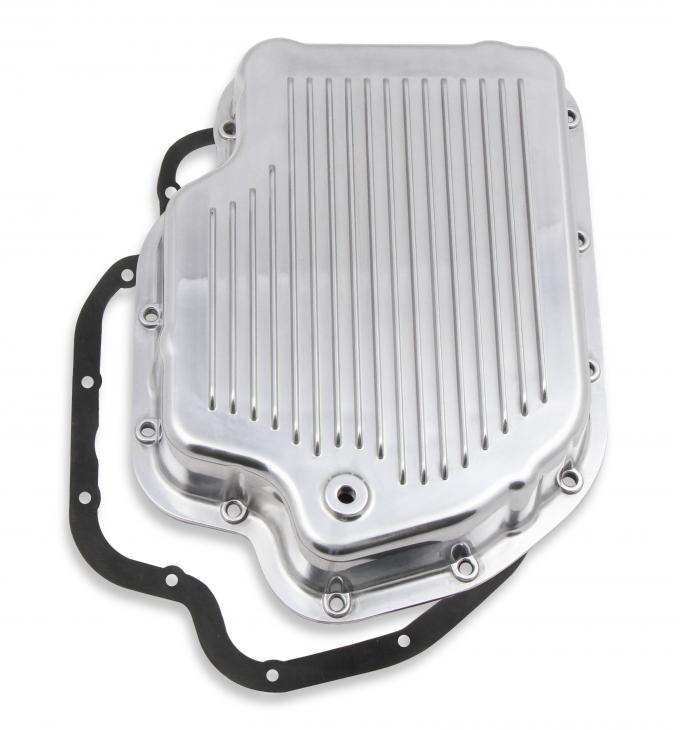 Mr. Gasket Transmission Oil Pan, Polished Aluminum 9796PMRG