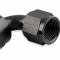 Mr. Gasket -12 an 90 Degree Swivel Hose End, Black 229012-BL