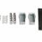 Mr. Gasket Cast Aluminum Ball Milled Center Bolt Valve Covers, Polished 6856G